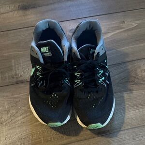 Nike Black & Lime Athletic Sneakers